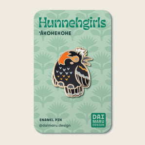 Hunnehgirls III: Akohekohe Enamel Pin